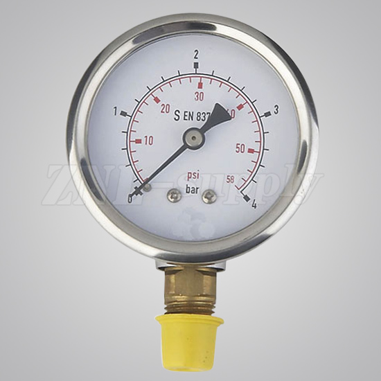 Pressure Gauge With Liquid